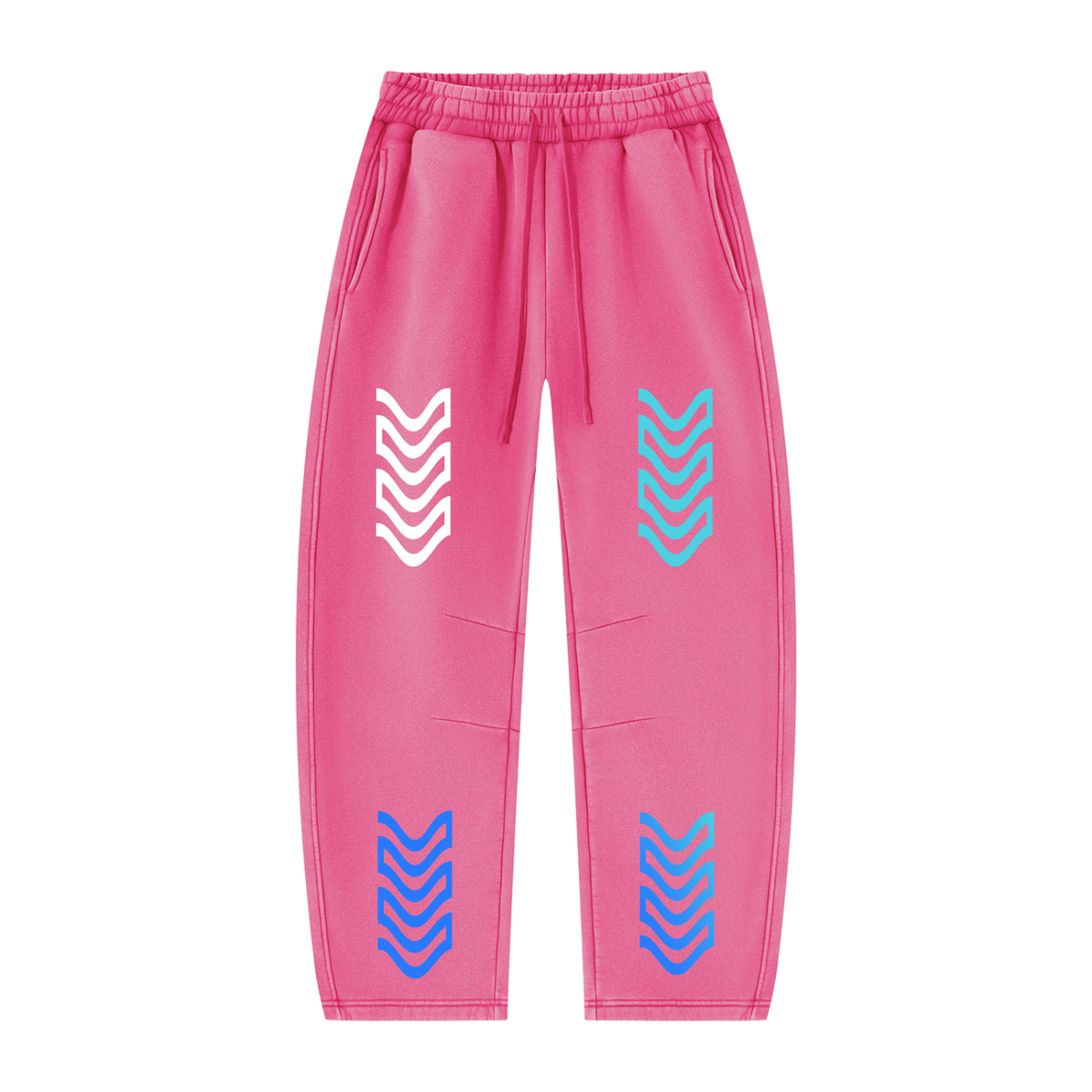Unisex Vintage Wash Barrel Leg Fleece Sweatpants