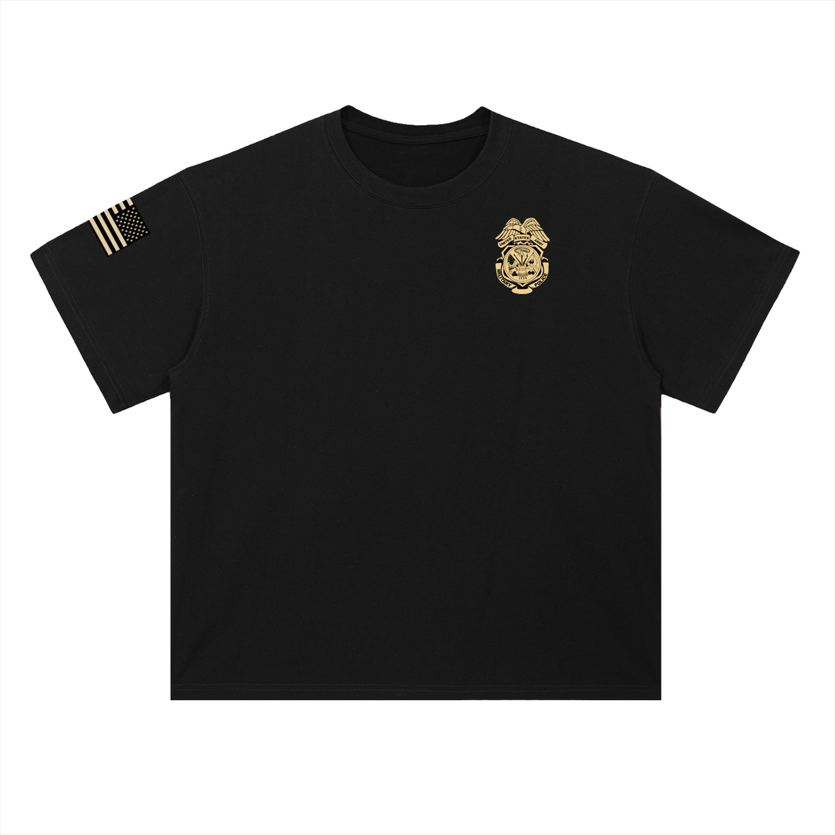 Heavyweight Drop Shoulder Cotton T-Shirt