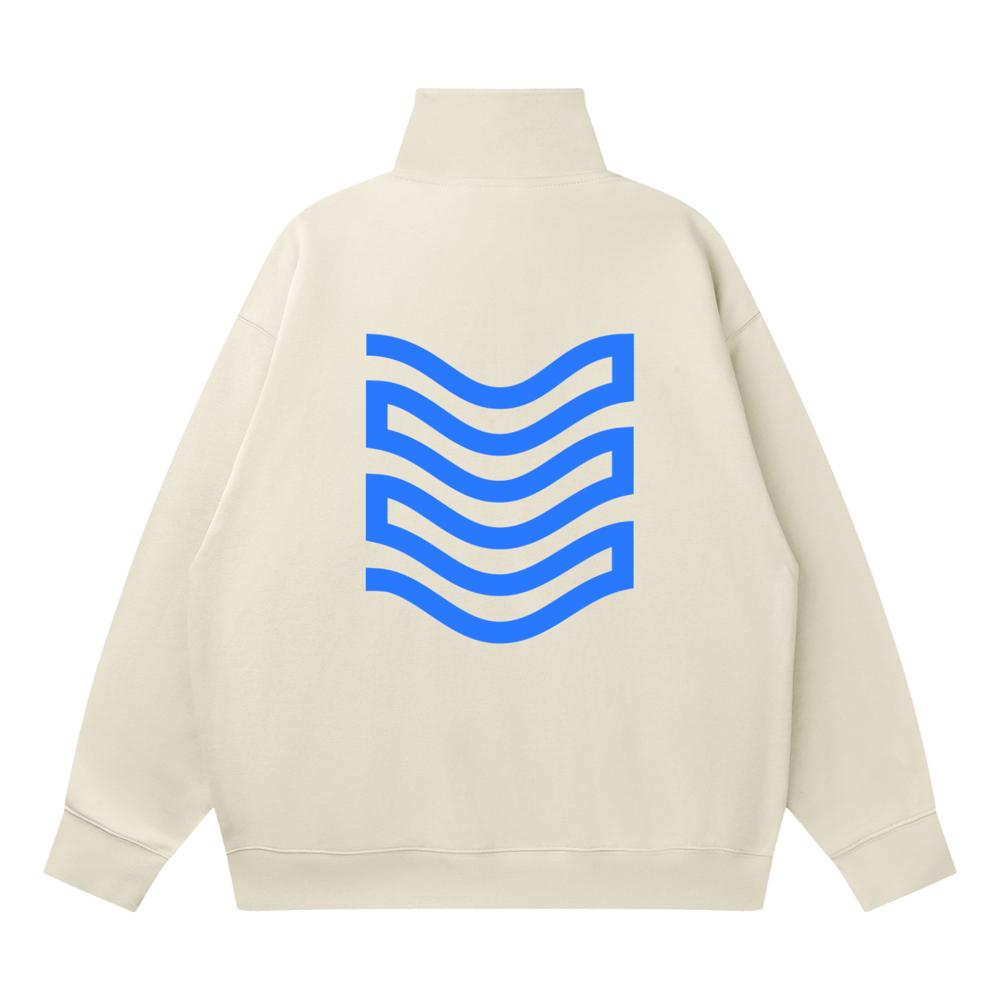 Quarter-Zip Drop Shoulder Sweatshirt