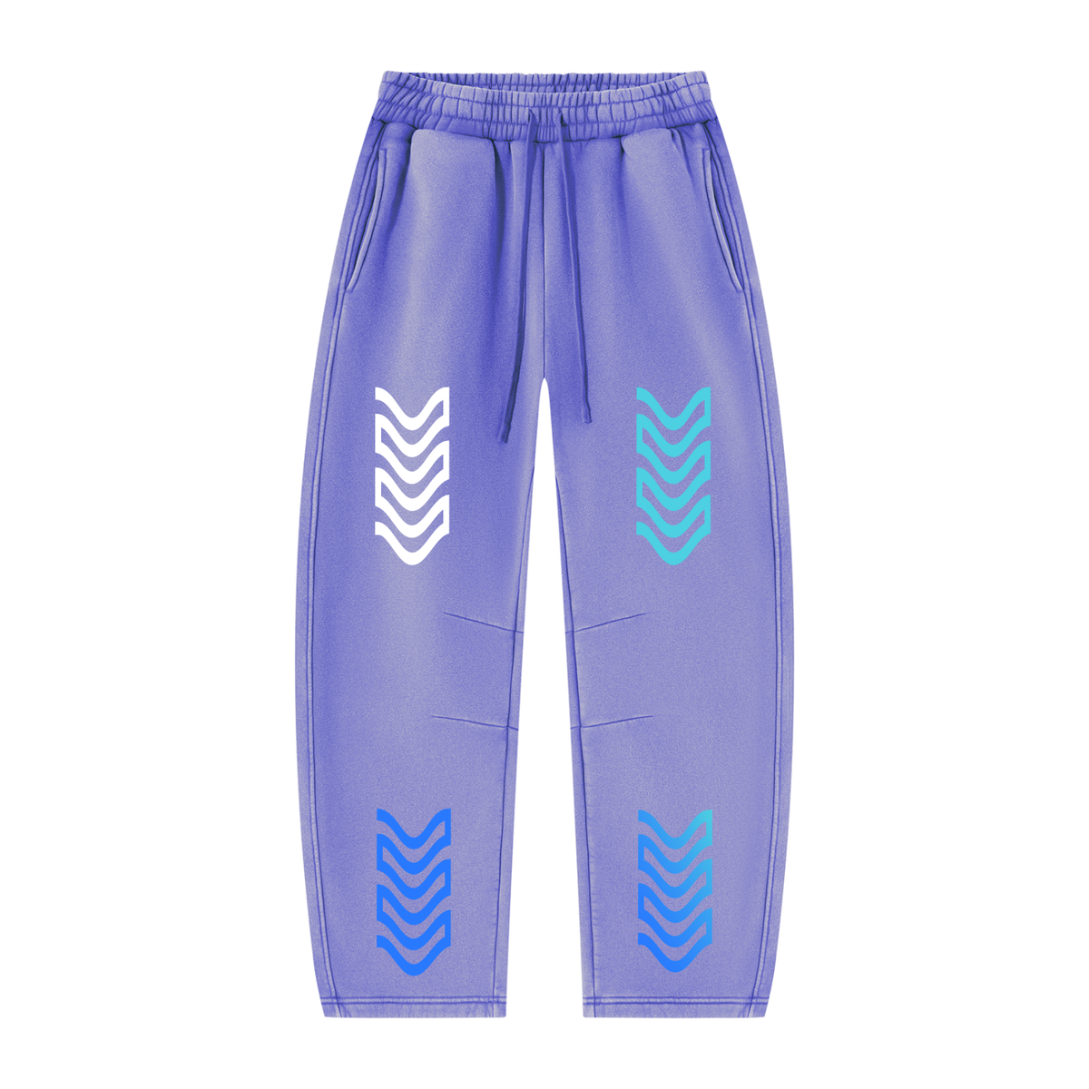 Unisex Vintage Wash Barrel Leg Fleece Sweatpants