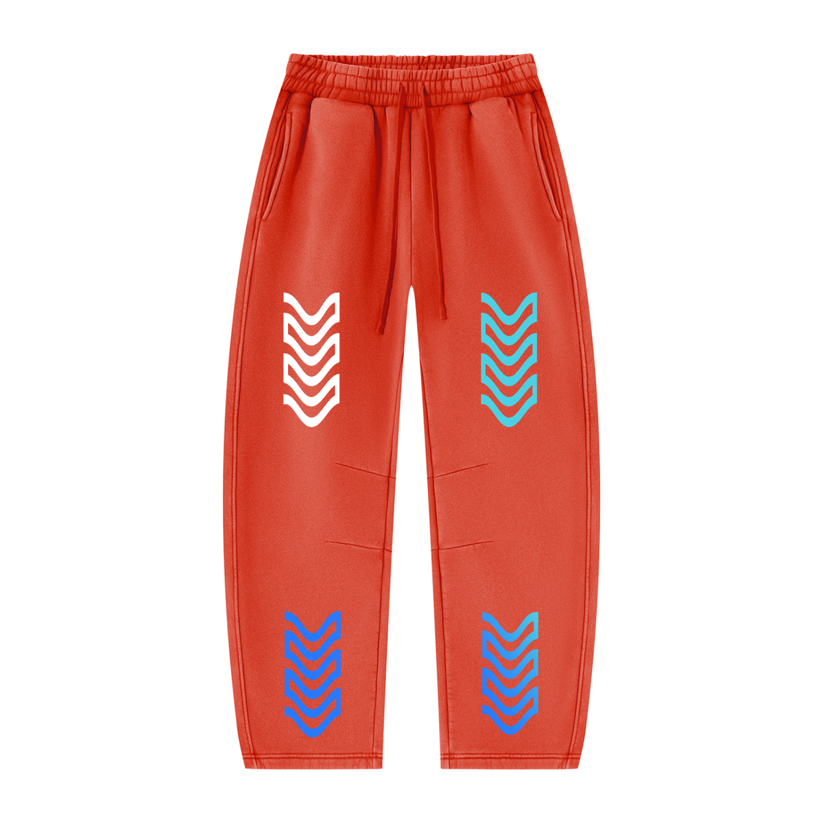 Unisex Vintage Wash Barrel Leg Fleece Sweatpants