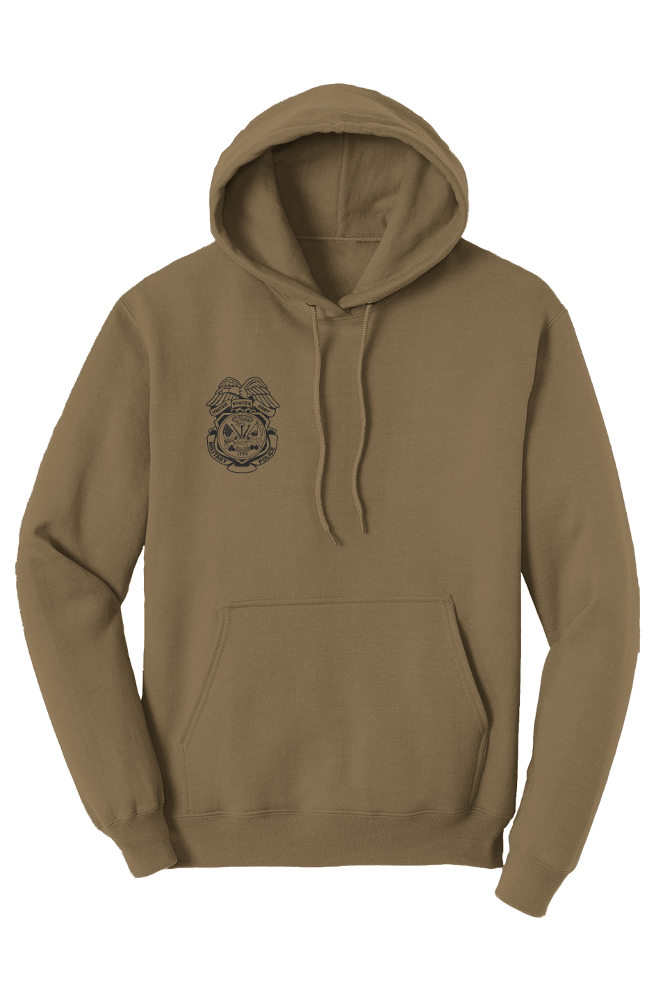 382nd MP DET Core Fleece Pullover Hoodie Black Badge 