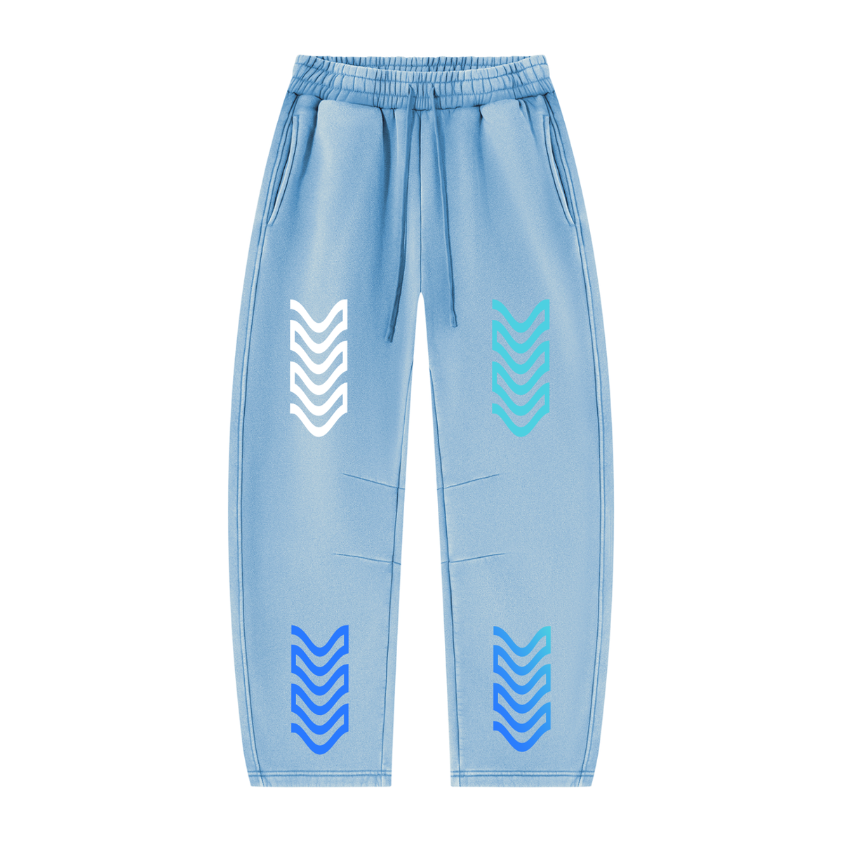 Unisex Vintage Wash Barrel Leg Fleece Sweatpants