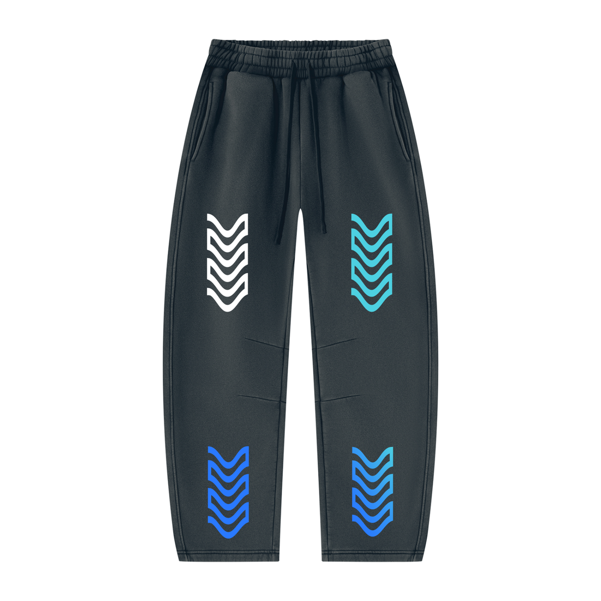 Unisex Vintage Wash Barrel Leg Fleece Sweatpants