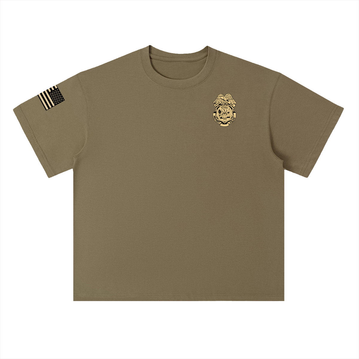 Heavyweight Drop Shoulder Cotton T-Shirt