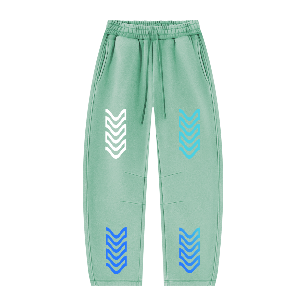 Unisex Vintage Wash Barrel Leg Fleece Sweatpants